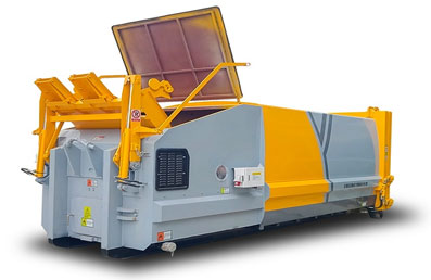 挂桶型移动式垃圾压缩站