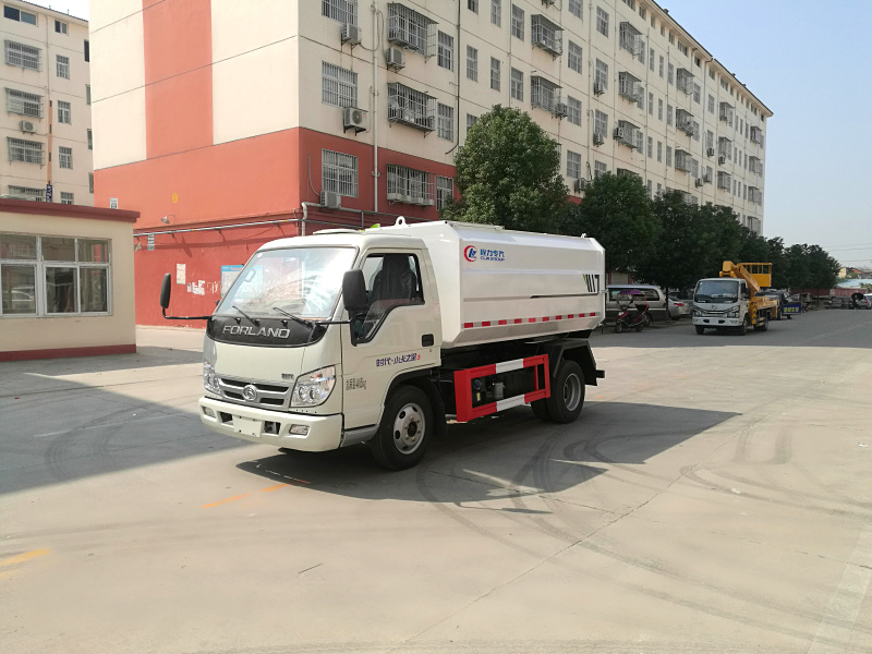 5方福田小卡3挂桶垃圾车
